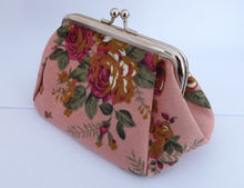 Load image into Gallery viewer, Floral Print Vintage Style Coin Purse (five options)
