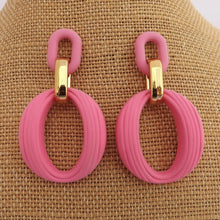 Load image into Gallery viewer, Frosted Acrylic Earrings (4x colour options)
