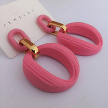 Load image into Gallery viewer, Frosted Acrylic Earrings (4x colour options)
