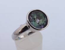 Load image into Gallery viewer, Purple, Grey &amp; Silver Tone Costume Ring (size 10)
