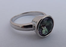 Load image into Gallery viewer, Purple, Grey &amp; Silver Tone Costume Ring (size 10)
