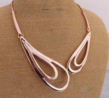 Load image into Gallery viewer, Rose Gold Tone Collar Necklace
