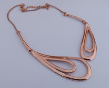 Load image into Gallery viewer, Rose Gold Tone Collar Necklace
