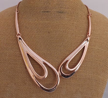 Load image into Gallery viewer, Rose Gold Tone Collar Necklace
