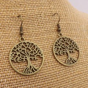 Tree of Life Earrings (Silver or Bronze)