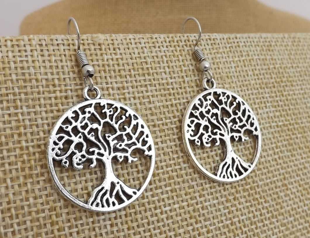 Tree of Life Earrings (Silver or Bronze)