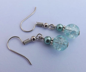 Shatter Look Bead Earrings (various colour options)