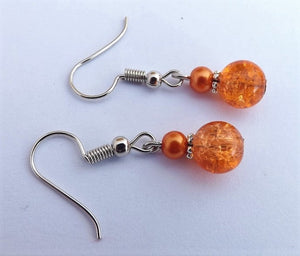 Shatter Look Bead Earrings (various colour options)