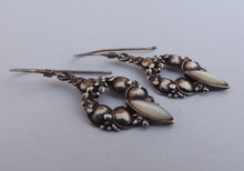 Load image into Gallery viewer, Sterling Silver &amp; White Mother of Pearl Drop Earrings
