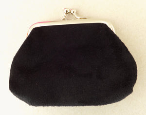 Velvety Vintage Style Coin Purse