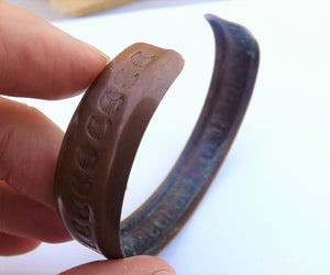 Vintage Copper Cuff Bracelet