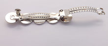 Load image into Gallery viewer, Yellow Mix Silver Tone Dome Barrette Hairclip
