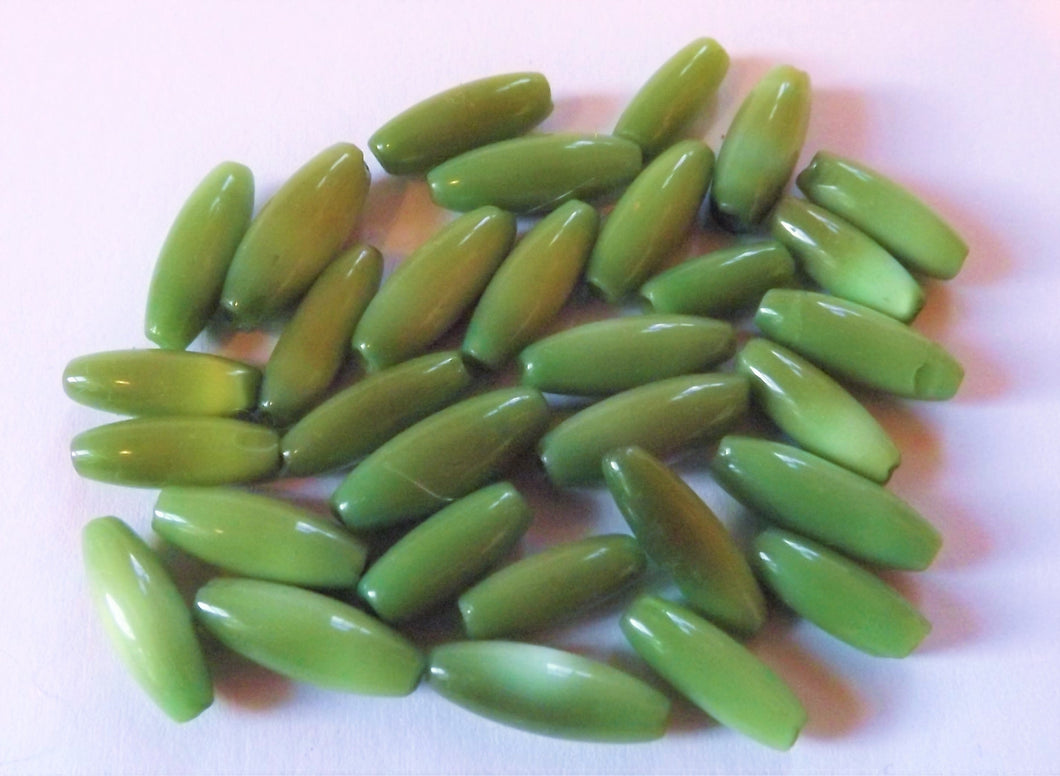 10x Green Oval Ulexite Beads